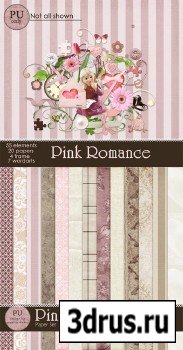 Scrap Set - Pink Romance PNG and JPG Files