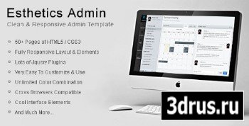 ThemeForest - Esthetics Admin - Clean & Responsive Admin Template
