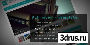 ThemeForest - Full moon v1.1 - HTML Template