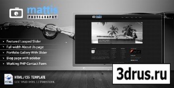 ThemeForest - Mattis - Photography HTML/CSS Template