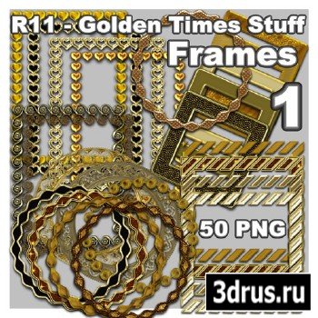 Scrap Set - Golden Times Stuff - Frames 