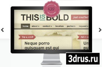 ElegantThemes - Bold v5.8 - WordPress Premium Theme with PSD's