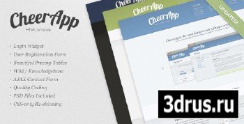 ThemeForest - CheerApp - Premium App HTML Template (FULL)