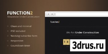 ThemeForest - Function2 - Responsive Under Construction Page