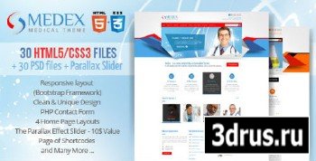 ThemeForest - Medex - Medical, Doctor and Health care Responsive