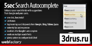 CodeCanyon - 5sec Search Autocomplete v1.0