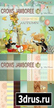 Scrap Set - Crows Jamboree PNG and JPG Files