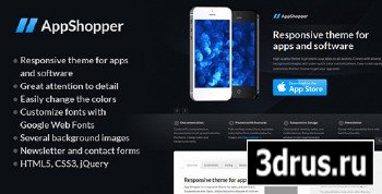 ThemeForest - App Shopper - Responsive App and Software - RIP