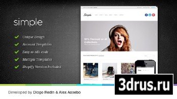 MojoThemes - Simple Ecommerce Template - RIP