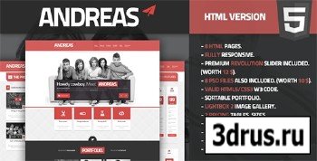 ThemeForest - Andreas - Creative HTML 5 Responsive Template - RIP