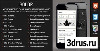 ThemeForest - Boldr Mobile Retina | HTML5 & CSS3 And iWebApp