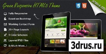 ThemeForest - Green - Responsive HTML5 Theme