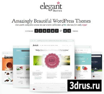 Wordpress Themes from Elegant Themes Updated 14-03-2013
