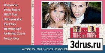 ThemeForest - Wedding Retro HTML5 Template - RIP