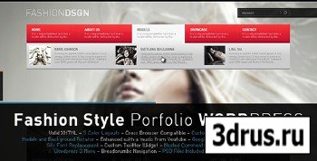 ThemeForest - Fashion Design (Portfolio & Blog WP Theme) - FULL