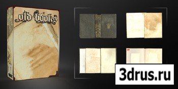 Old Books Pack - 17 Images Backgrounds