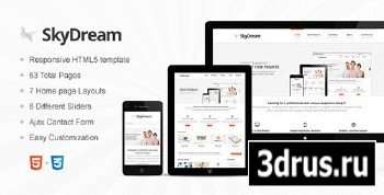 ThemeForest - SkyDream - Responsive HTML5 Template - RIP