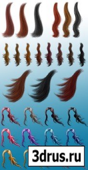 PNG Cliparts - Hair And Strands 2