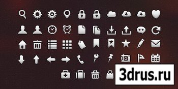 5 iOS Tab Bar Icons (PSD and PNG)