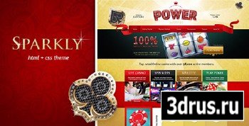 ThemeForest - Power Jackpot - glossy and shiny HTML theme