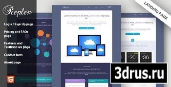 ThemeForest - Replex  A Landing Page for Corporates - RIP