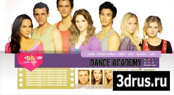 Dance Academy header PSD