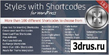 CodeCanyon - Styles with Shortcodes v1.8.3 for WordPress
