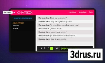 PSD Web Design - ChatBox