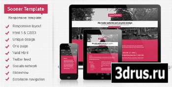ThemeForest - Sooner Responsive One Page Creative Template - RIP