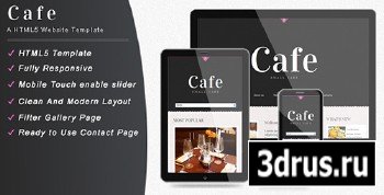 ThemeForest - Cafe - Responsive Restaurant Website Template - RIP