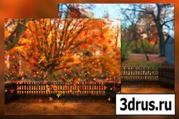 Autumn Natures PSD Source Background