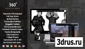 ThemeForest - 360 v1.3 - Panoramic WordPress Theme - FULL