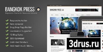 ThemeForest - Bangkok Press v1.11 - Responsive, News & Editorial WP Theme