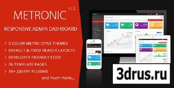 ThemeForest - Metronic v1.1.2 - Responsive Admin Dashboard Template 