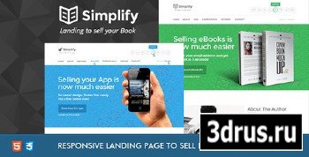 ThemeForest - Simplify - Sell your Book / App Landing - RIP