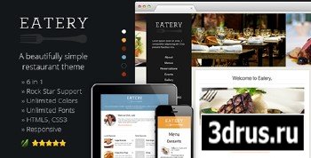 ThemeForest - Eatery v1.2 - Responsive Restaurant WordPress Theme