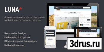ThemeForest - Luna v1.9 - Responsive Wordpress Theme