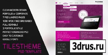 TilesTheme PSD Template - ThemeForest
