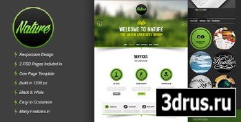 Nature Psd Template - ThemeForest
