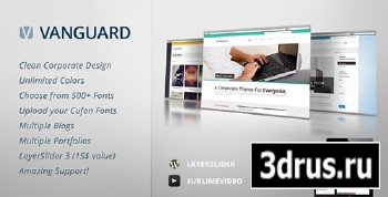 ThemeForest - Vanguard v1.3 - Business & Portfolio WordPress Theme (Update)