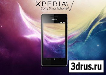 PSD Template - Sony Xperia V