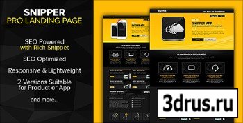 ThemeForest - SNIPPER Landing page Powered with Rich Snippets - RIP