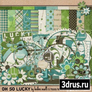 Scrap Set - Oh so Lucky PNG and JPG Files