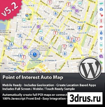 CodeCanyon - Point Of Interest v5.2 (POI) Auto Map For Wordpress