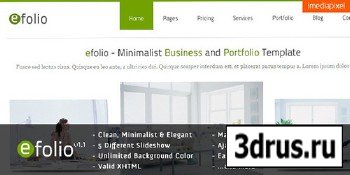 ThemeForest - efolio v1.2 - Business and Portfolio Wordpress Theme