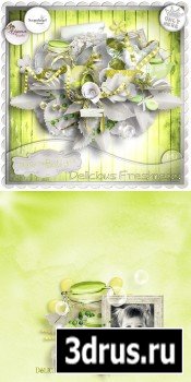 Scrap Set - Delicious Freshness PNG and JPG Files