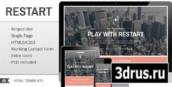ThemeForest - Restart - HTML Portfolio template - RIP