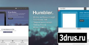 ThemeForest - Humbler - Retina Responsive Dual Design Template - RIP