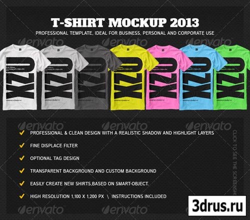T-Shirt Mock Up 2013  GraphicRiver
