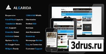 ThemeForest - Algarida v3.0 - Responsive Wordpress News And Magazine